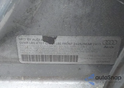 2010 Audi A4 2.0T Premium from USA, damaged, VIN WAUEFAFL7AN054604